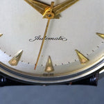 Stunning 1955 Longines Automatic Solid 14K Yellow Gold Fancy Lug Man's Watch, Olde Towne Jewelers, Santa Rosa CA.