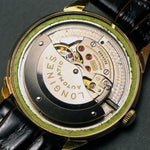 Stunning 1955 Longines Automatic Solid 14K Yellow Gold Fancy Lug Man's Watch, Olde Towne Jewelers, Santa Rosa CA.