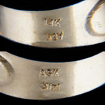 Modernist Geometric Solid 14K Yellow Gold .75 CTW Diamond Estate Wedding Band, Olde Towne Jewelers, Santa Rosa CA.