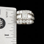 Solid 14K Gold Emerald Cut Diamond Engagement Ring Wedding Band Bridal Set, Olde Towne Jewelers, Santa Rosa CA