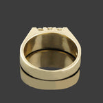 Solid 14K Yellow Gold & .80 CTW Channel Set Diamond Man's Band Estate Ring, Olde Towne Jewelers, Santa Rosa CA.