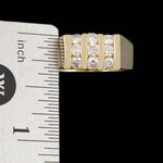 Solid 14K Yellow Gold & .80 CTW Channel Set Diamond Man's Band Estate Ring, Olde Towne Jewelers, Santa Rosa CA.