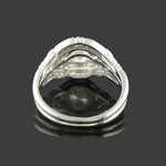 Art Deco Platinum & .60 CTW OEC Diamond Engagement Ring, Wedding Band Bridal Set, Olde Towne Jewelers, Santa Rosa CA.
