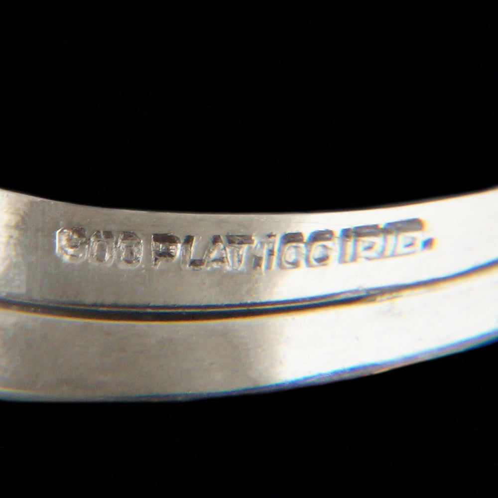 Art Deco Platinum & .60 CTW OEC Diamond Engagement Ring, Wedding Band Bridal Set, Olde Towne Jewelers, Santa Rosa CA.
