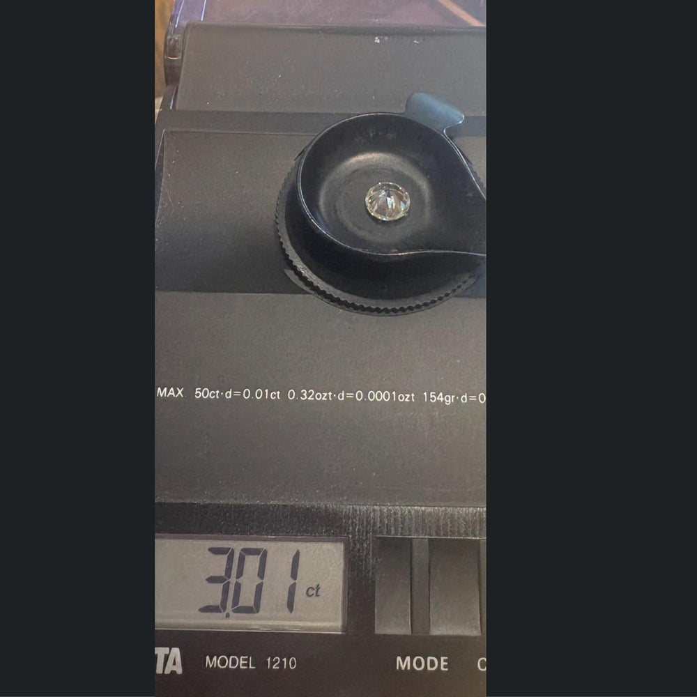 Solid 14K Gold, 4.20 CTW Three Stone OEC Diamond Wedding Band, Anniversary Ring, Olde Towne Jewelers, Santa Rosa CA.