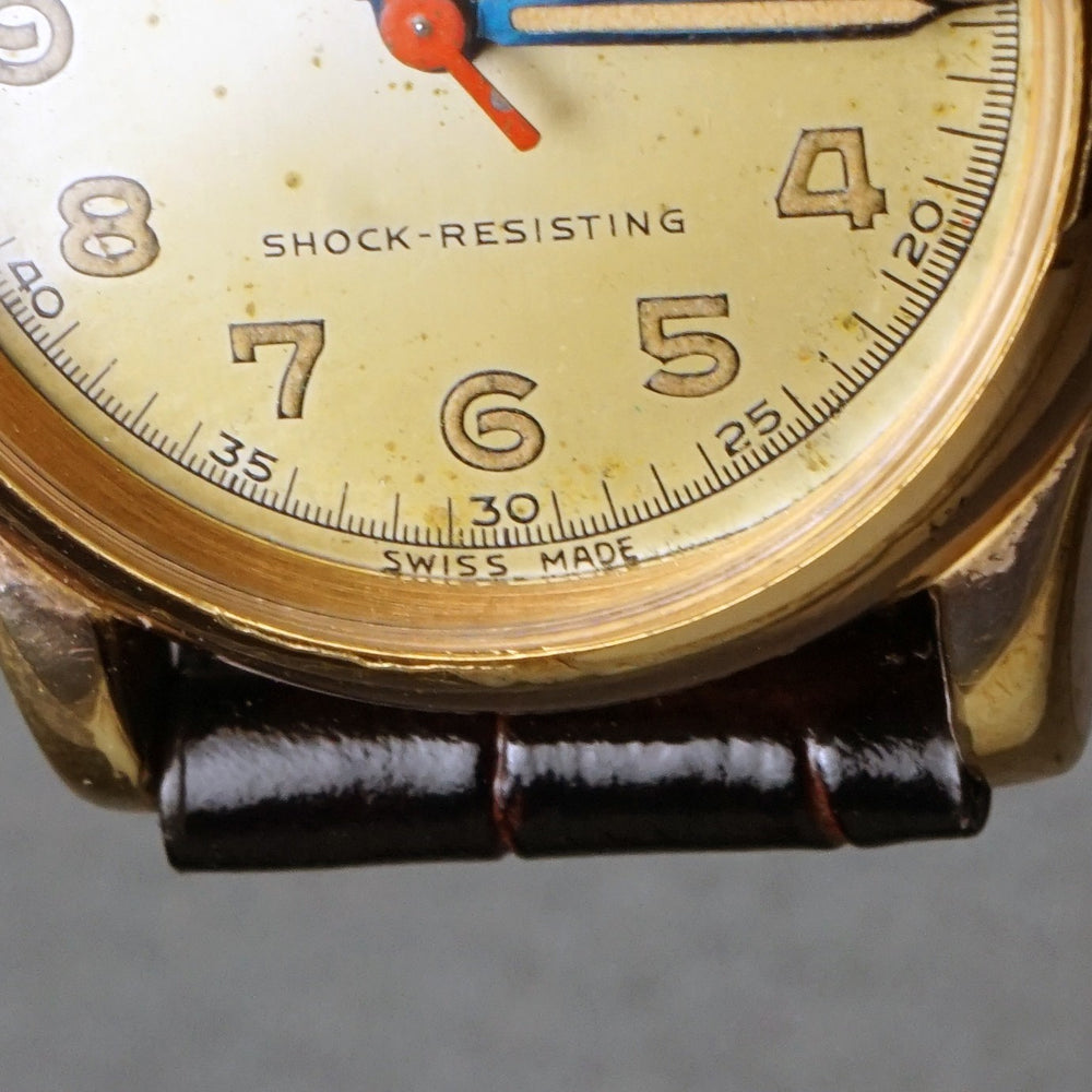 Stunning  1940s Tudor Oyster Centregraph Rose Gold Mid Size Watch All Original, Olde Towne Jewelers, Santa Rosa CA.