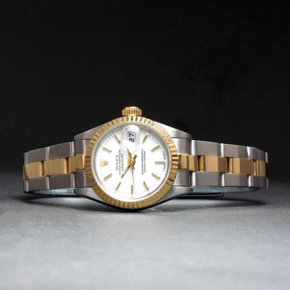 Stunning 1997 Rolex 69173  Datejust 18K/SS Lady's Watch Fully Serviced, Olde Towne Jewelers, Santa Rosa CA.