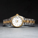 Stunning 1997 Rolex 69173  Datejust 18K/SS Lady's Watch Fully Serviced, Olde Towne Jewelers, Santa Rosa CA.