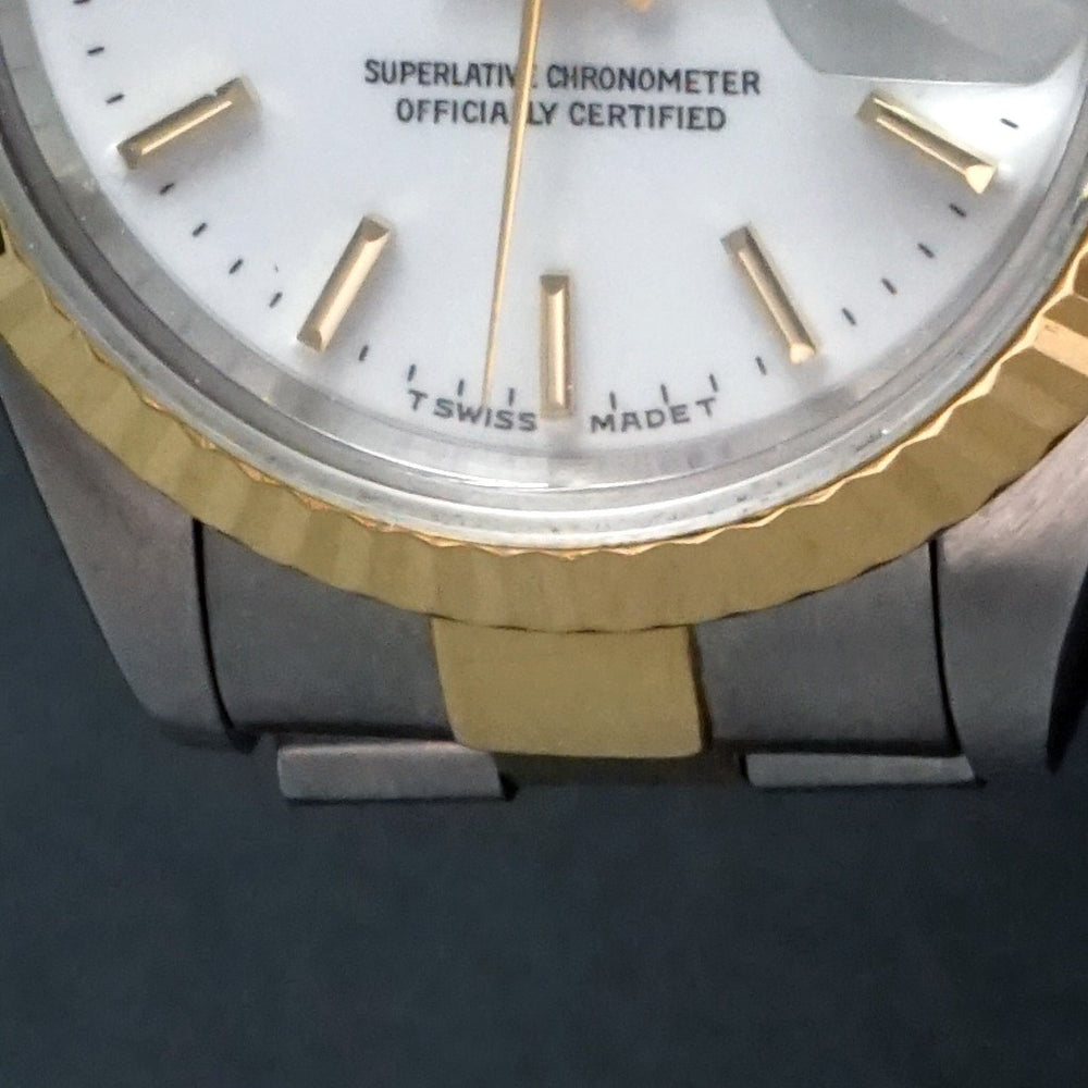 Stunning 1997 Rolex 69173  Datejust 18K/SS Lady's Watch Fully Serviced, Olde Towne Jewelers, Santa Rosa CA.