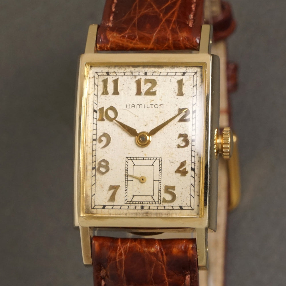 Stunning Hamilton Brockton Solid 10K Gold Watch Matson Lines Award, Olde Towne Jewelers, Santa Rosa CA.