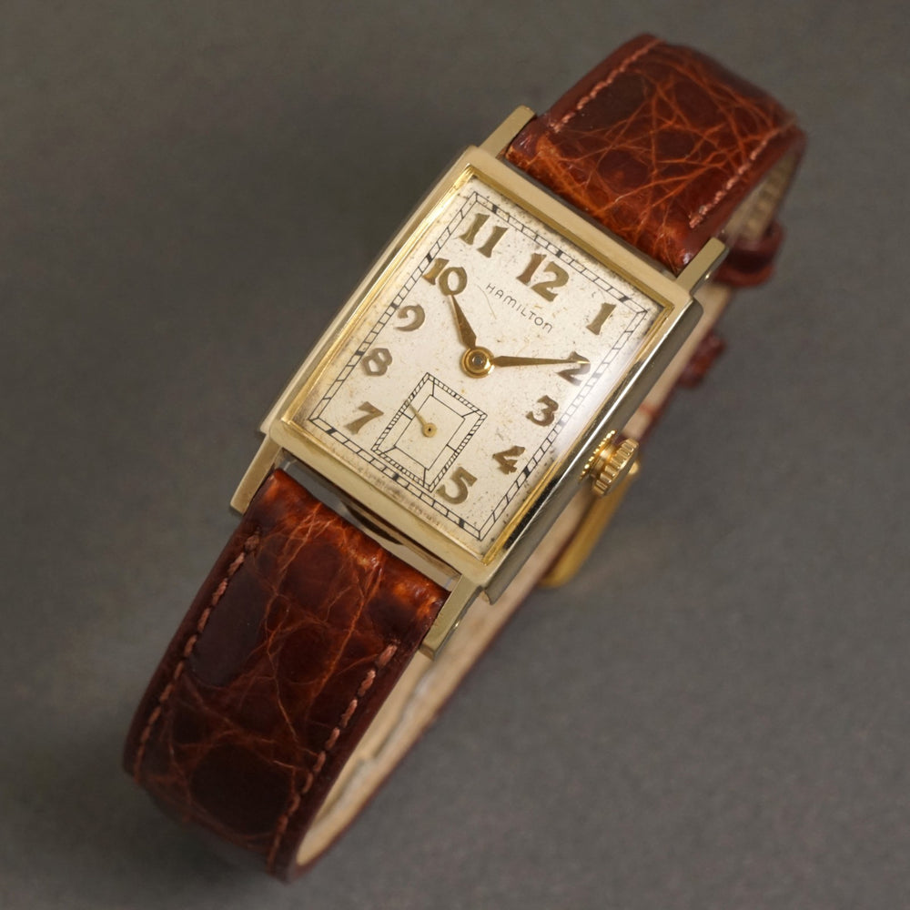 Stunning Hamilton Brockton Solid 10K Gold Watch Matson Lines Award, Olde Towne Jewelers, Santa Rosa CA.