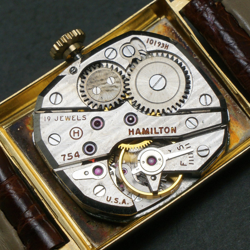 Stunning Hamilton Brockton Solid 10K Gold Watch Matson Lines Award, Olde Towne Jewelers, Santa Rosa CA.