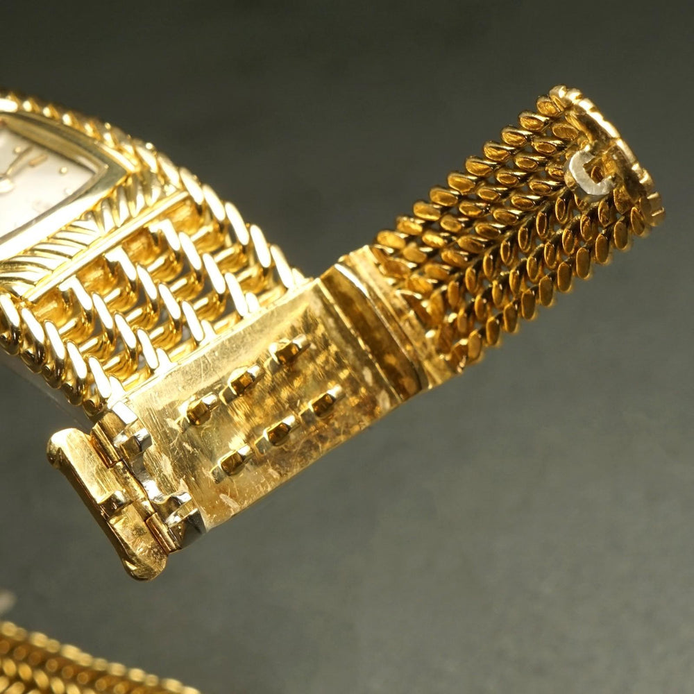 Ulysse Nardin 18K Yellow Gold Lady's Concealed Dial Bracelet Watch Box & Papers, Olde Towne Jewelers, Santa Rosa CA.