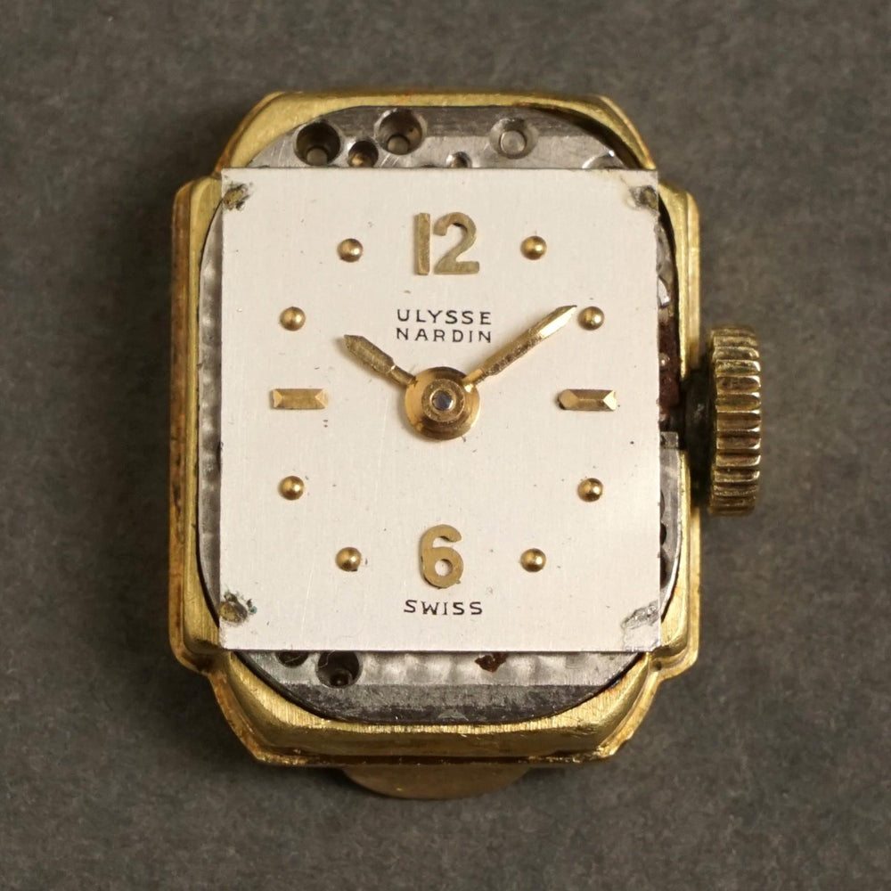 Ulysse Nardin 18K Yellow Gold Lady's Concealed Dial Bracelet Watch Box & Papers, Olde Towne Jewelers, Santa Rosa CA.