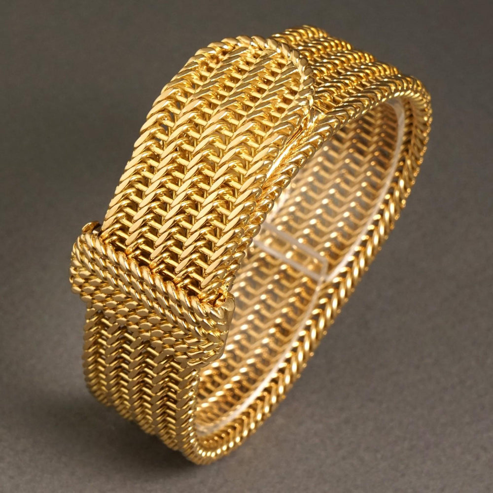 Ulysse Nardin 18K Yellow Gold Lady's Concealed Dial Bracelet Watch Box & Papers, Olde Towne Jewelers, Santa Rosa CA.