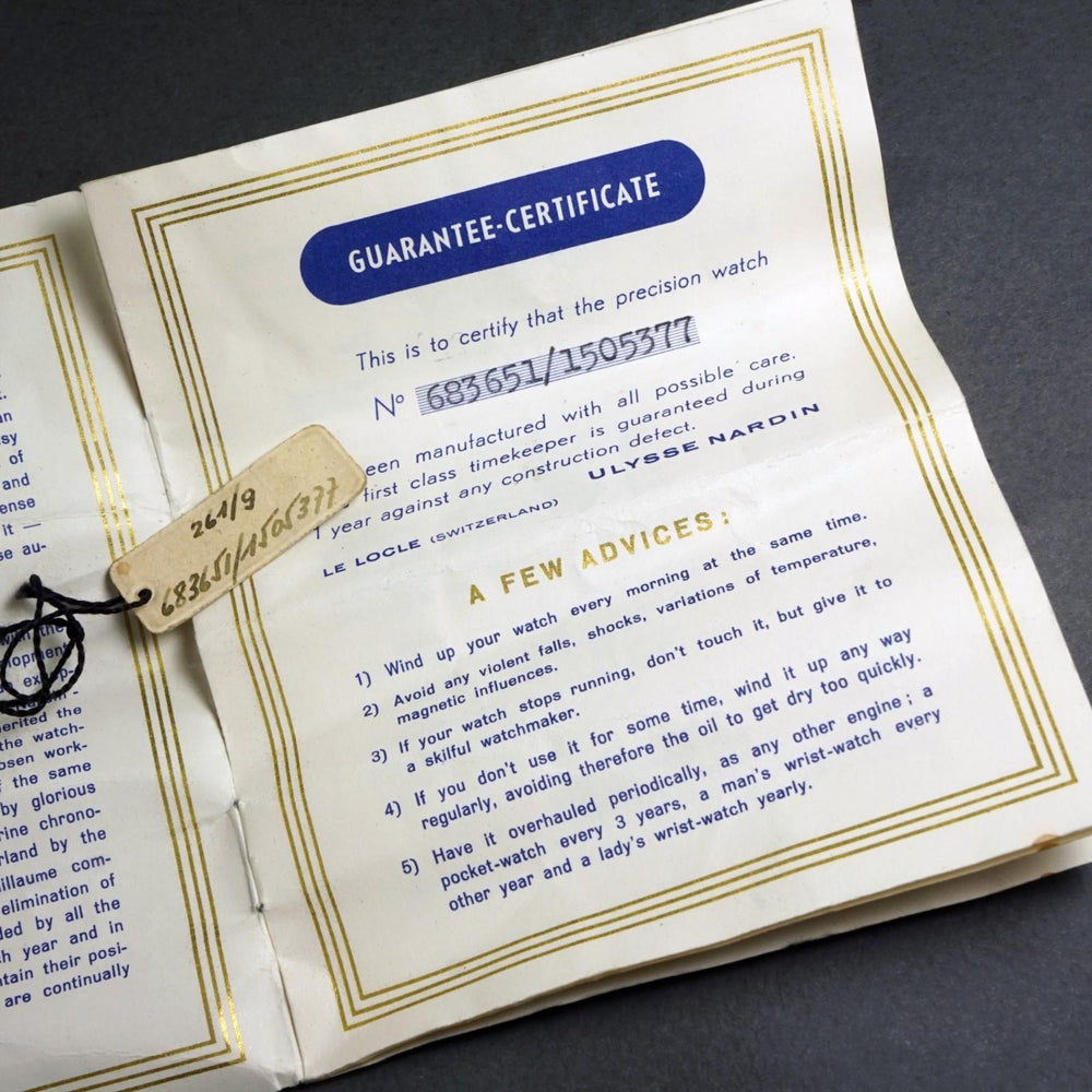 Ulysse Nardin 18K Yellow Gold Lady's Concealed Dial Bracelet Watch Box & Papers, Olde Towne Jewelers, Santa Rosa CA.