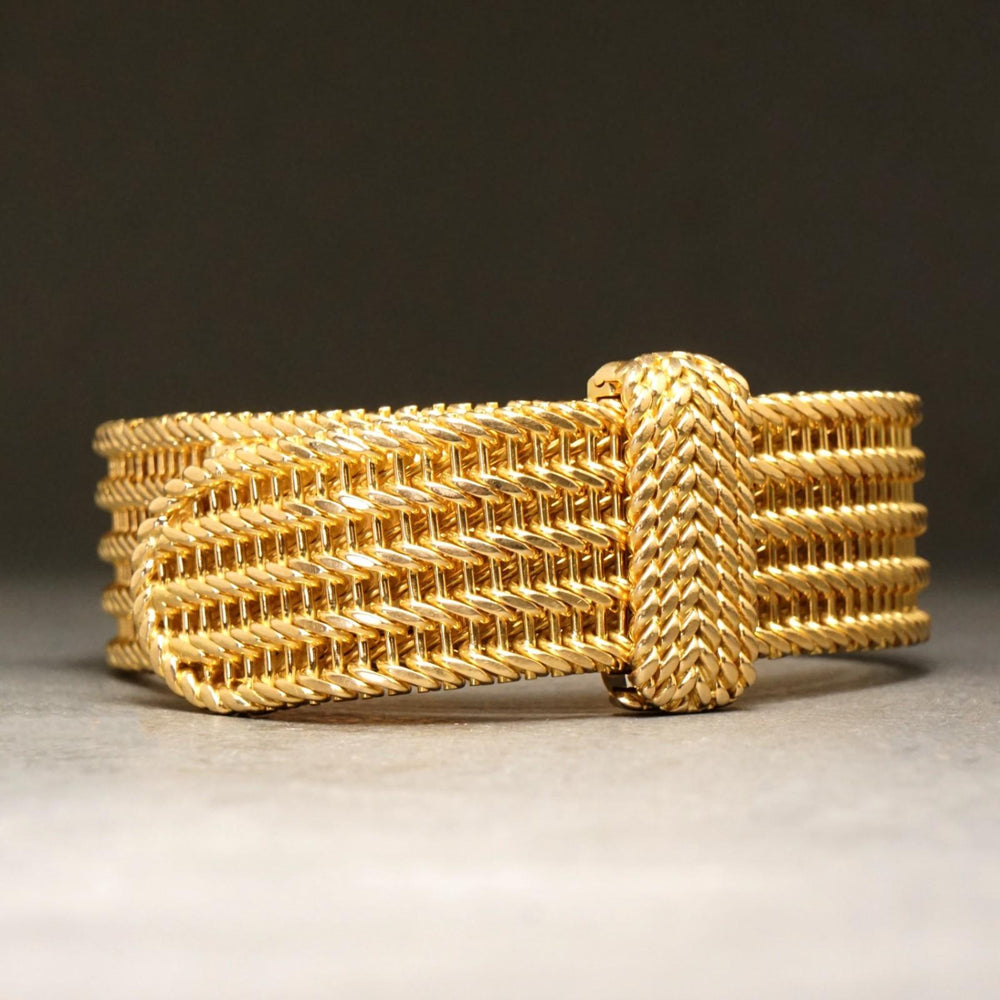 Ulysse Nardin 18K Yellow Gold Lady's Concealed Dial Bracelet Watch Box & Papers, Olde Towne Jewelers, Santa Rosa CA.