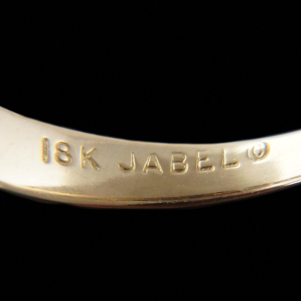Jabel 18K Gold 1.25CTW OEC Diamond 3 Stone Engagement, Wedding, Anniversary Ring, Olde Towne Jewelers, Santa Rosa CA.