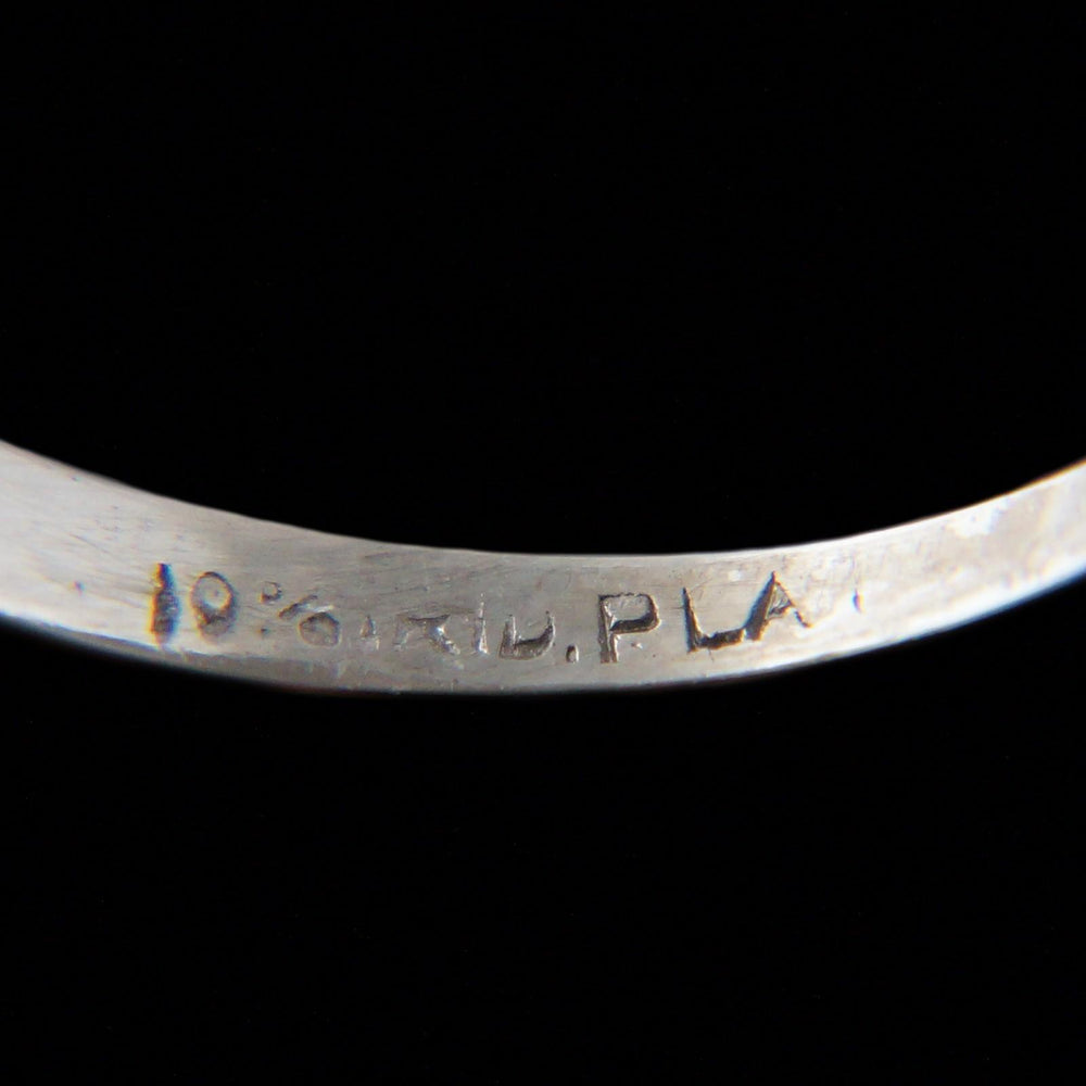 Vintage Platinum Emerald & Baguette Diamond Wedding Band, Engagement Ring, Olde Towne Jewelers, Santa Rosa CA.