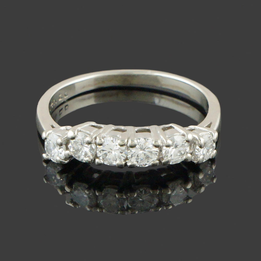 Solid 14K White Gold 2.00 CTW Diamond Wedding Band & Engagement Ring Bridal Set, Olde Towne Jewelers, Santa Rosa CA.