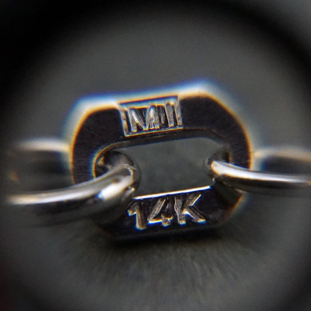 Rare Antique Black Starr & Frost 14K Gold Diamond Horseshoe Snaffle Bit Necklace, Olde Towne Jewelers, Santa Rosa CA.