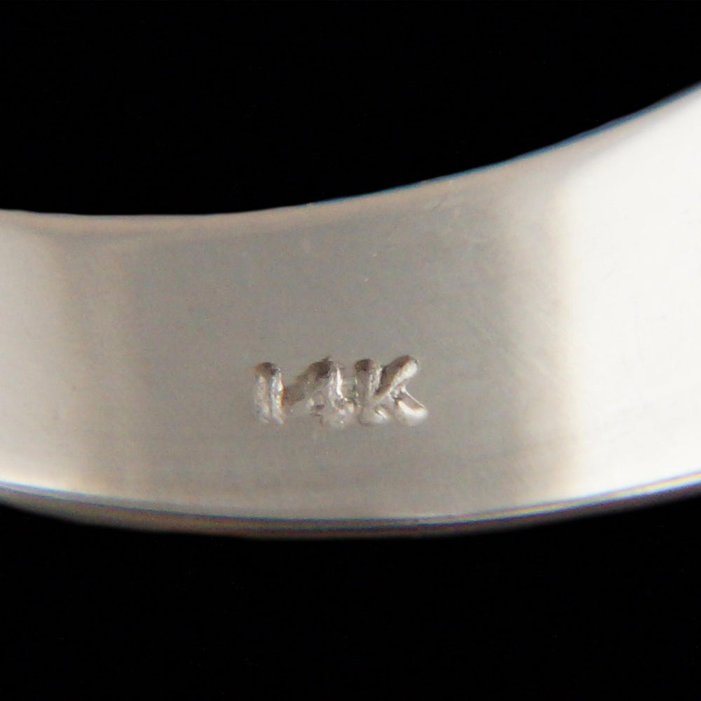 Modernist Solid 14K White Gold, 2.04 Ct Tanzanite & .35 CTW Diamond Estate Ring, Olde Towne Jewelers, Santa Rosa CA.