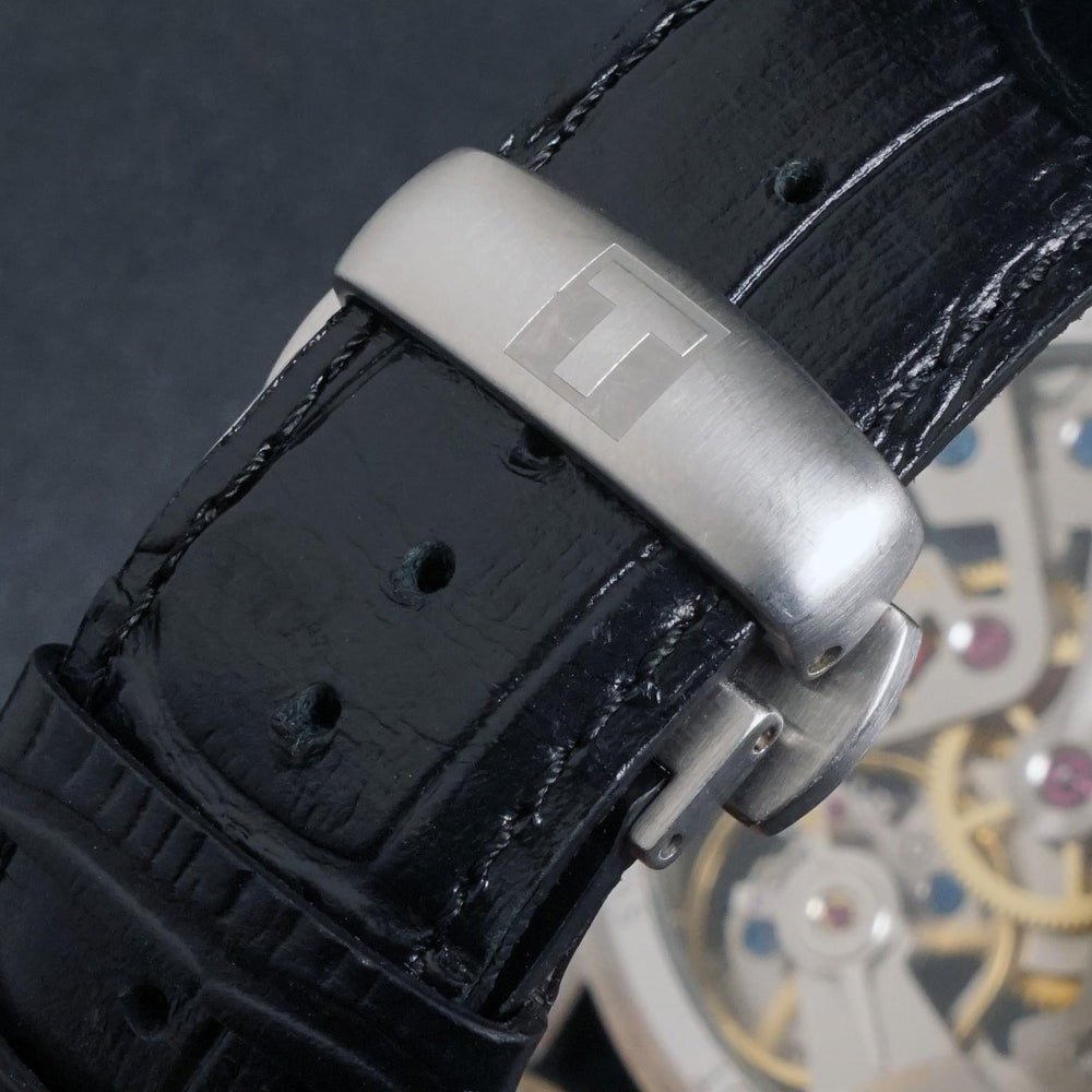 Stunning Tissot T-Complication Squelette Mechanical Skeleton Dial Man's Watch, Olde Towne Jewelers, Santa Rosa CA.