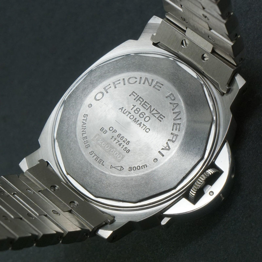 Stunning Panerai PAM00051 Luminor Marina Stainless Steel 40mm Watch Bracelet Box, Olde Towne Jewelers, Santa Rosa CA.