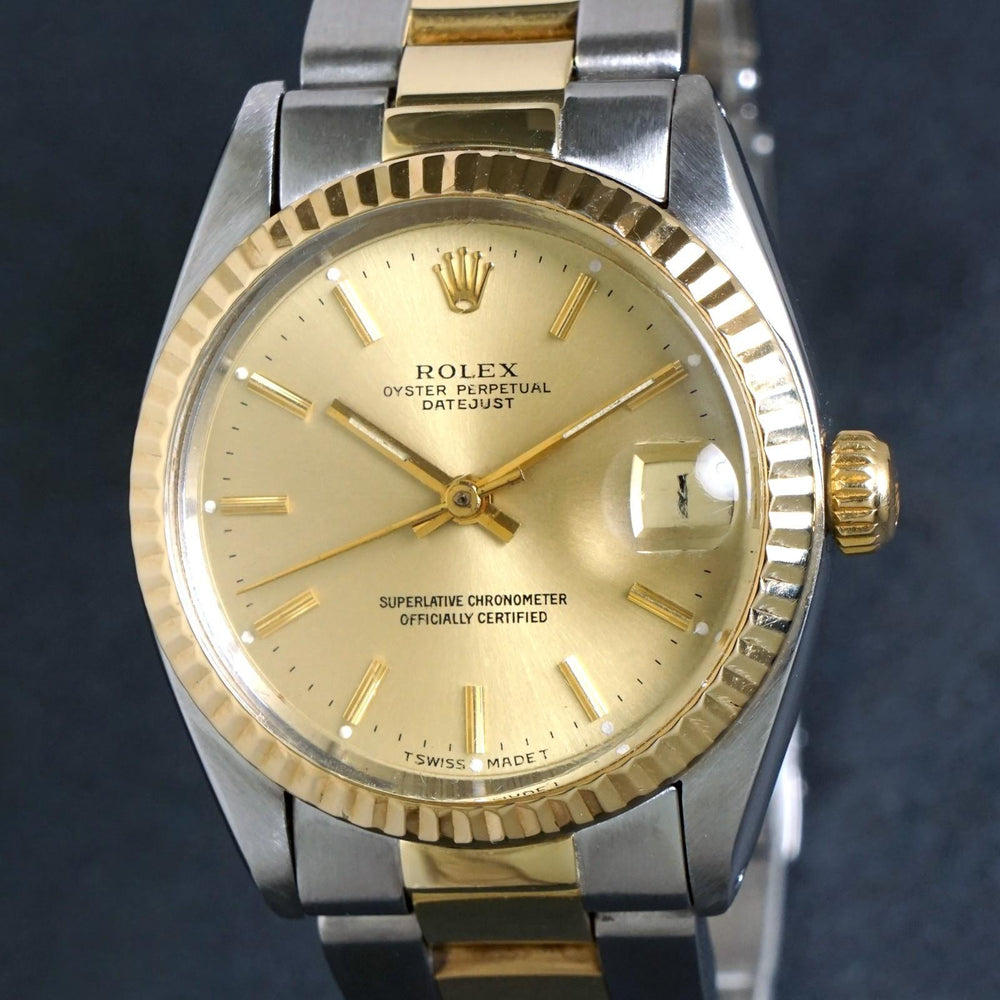 Stunning 1978 Rolex 6824 Datejust Two Tone 31mm Midsize Watch, Excellent Cond! Olde Towne Jewelers, Santa Rosa CA.