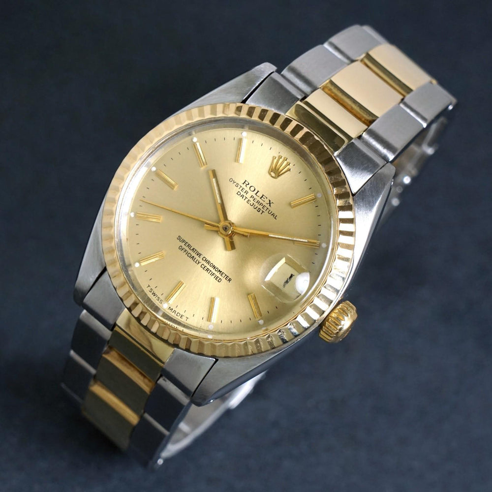 Stunning 1978 Rolex 6824 Datejust Two Tone 31mm Midsize Watch, Excellent Cond! Olde Towne Jewelers, Santa Rosa CA.