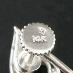 Incredible Retro Solid 14K White Gold & 10.20 cttw Amethyst Drop Dangle Earrings, Olde Towne Jewelers, Santa Rosa CA.