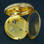 1860s M.I. Tobias Liverpool 18K Gold Key Wind Pocket Watch, Amazing Mint Condition Olde Towne Jewelers Santa Rosa CA Movement