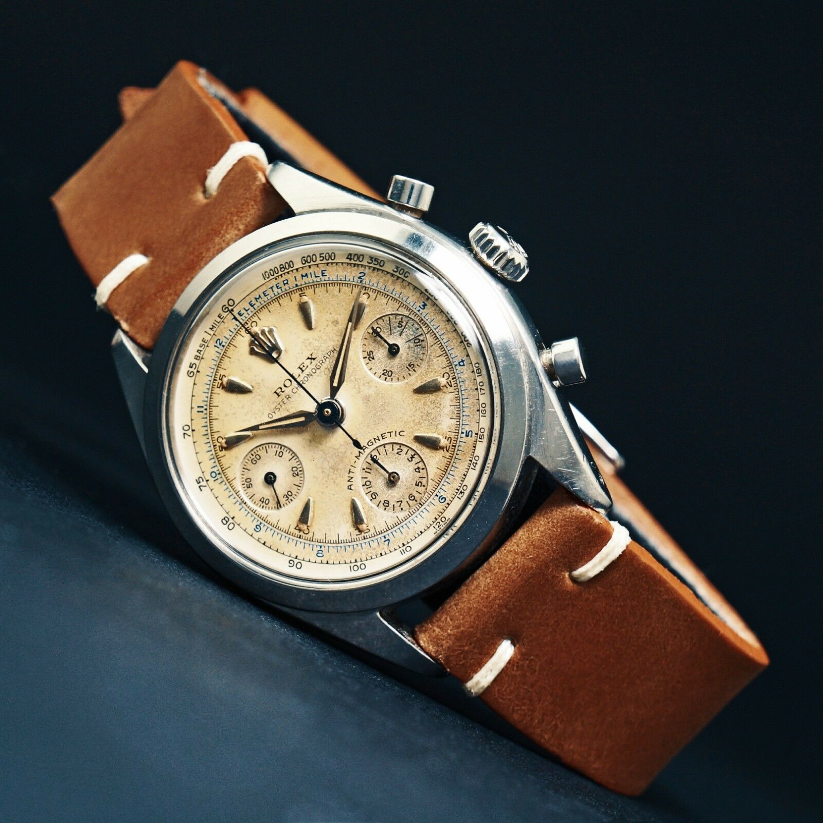 1959 Rolex 6234 Anti-Magnetic Chronograph Stainless Steel