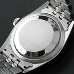 2002 Rolex 16234 Datejust 36mm Stainless Steel 18K White Gold Bezel No Holes Watch Olde Towne Jewelers Santa Rosa CA 4