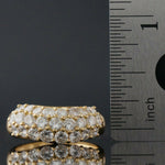 Retro Solid 18K Gold & 2.25 CTW Diamond Estate Wedding Ring, Anniversary Band, Olde Towne Jewelers, Santa Rosa CA.