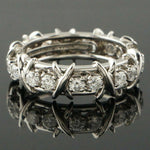 Tiffany & Co. Schlumberger Platinum, 1.60 Ctw Diamond Eternity Wedding Band, Olde Towne Jewelers, Santa Rosa CA.