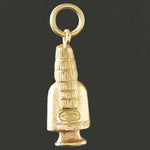 Solid 14K Yellow Gold, 3D Detailed Ancient Egyptian Pharaoh Charm, Pendant, Olde Towne Jewelers, Santa Rosa CA.