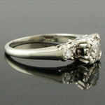 c1950's 14K Gold & Diamond Wedding, Anniversary Band, Estate Engagement Ring