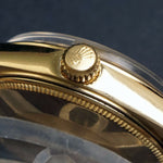 1968 Rolex Date 18K Solid Gold 34mm Watch, Rare Dial, Excellent Condition, Olde Town Jewelers Santa Rosa Ca.