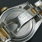 Tudor 79733 Black Bay Heritage Steel & Gold, Pristine Condition, Box, Card, Olde Towne Jewelers, Santa Rosa CA.