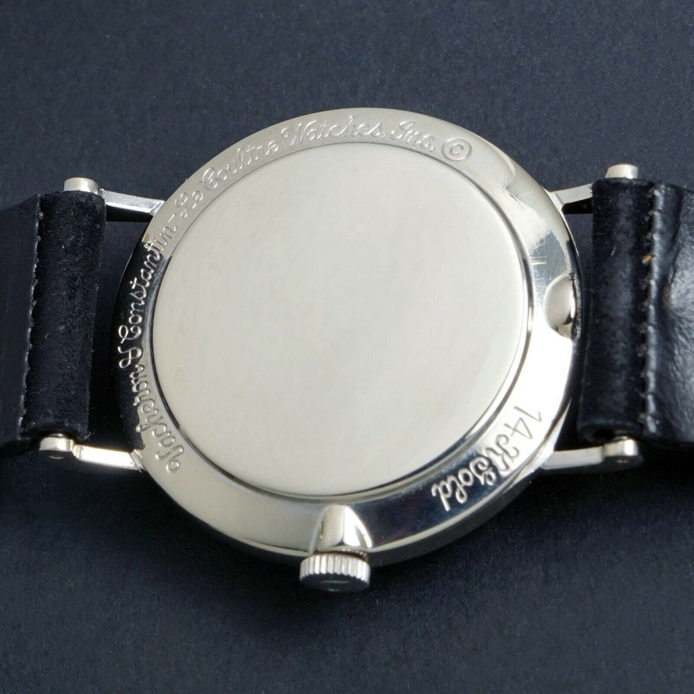 Vacheron Constantine LeCoultre 14K White Gold & Diamond Dial Mystery Watch