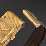 1940s Boucheron Paris Reflet Omega Solid 18K Gold Unisex Watch, Amazing Original, Olde Towne Jewelers, Santa Rosa CA.