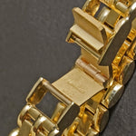 Vicence V40275902 Solid 14K Yellow Gold & Diamond Woman's Bracelet Watch MINT, Olde Towne Jewelers, Santa Rosa CA.