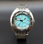 Doxa Sub 300T Aquamarine 840.10.241.10 MINT Condition Stainless Steel Dive Watch, Olde Towne Jewelers, Santa Rosa CA.