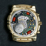 Rare Piaget Tanagra Haute Complication Solid 18K Gold Man's Heavy Bracelet Watch, Olde Towne Jewelers, Santa Rosa CA.