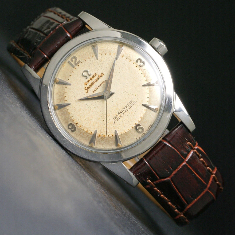 Stunning 1951 Omega 2577 Seamaster Automatic Stainless Steel Man's Watch