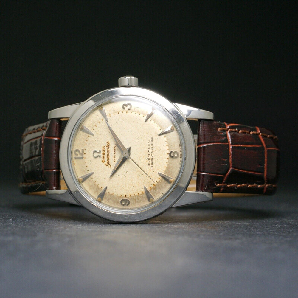 Stunning 1951 Omega 2577 Seamaster Automatic Stainless Steel Man's Watch