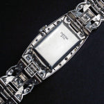Stunning Art Deco Platinum & Diamond Woman's Bracelet Watch, Over 4 Carats, Olde Towne Jewelers, Santa Rosa CA.