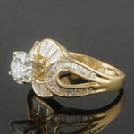 Solid 18K Yellow Gold & 2.22 CTW Diamond Estate Engagement Ring, Wedding Band, Olde Towne Jewelers, Santa Rosa CA.