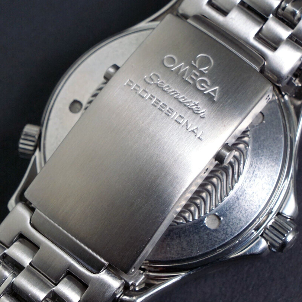 Stunning Omega Seamaster Professional Ghost Bezel Stainless Steel Man's Watch, Olde Towne Jewelers, Santa Rosa CA.